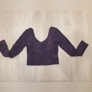 Lululemon crop long sleeve
